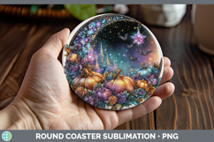 GorgeousBest Sellers 02 Cute Halloween Round Coaster design.