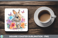 GorgeousBest Sellers 02 Rainbow Summer Square Coaster design.