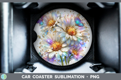 GorgeousBest Sellers 02 Rainbow Summer Car Coaster design.