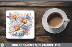 GorgeousBest Sellers 02 Rainbow Summer Square Coaster design.