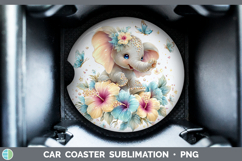 GorgeousBest Sellers 02 Rainbow Summer Car Coaster design.