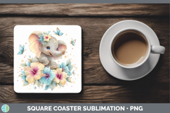 GorgeousBest Sellers 02 Rainbow Summer Square Coaster design.