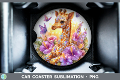 GorgeousBest Sellers 02 Rainbow Summer Car Coaster design.