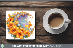 GorgeousBest Sellers 02 Rainbow Summer Square Coaster design.
