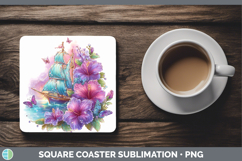 GorgeousBest Sellers 02 Rainbow Summer Square Coaster design.