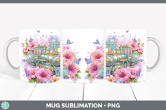 GorgeousBest Sellers 02 Rainbow Summer Mug Wrap design.