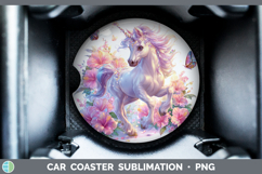 GorgeousBest Sellers 02 Rainbow Summer Car Coaster design.