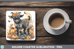 GorgeousBest Sellers 03 Cute Halloween Square Coaster design.
