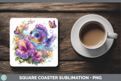 GorgeousBest Sellers 03 Rainbow Summer Square Coaster design.