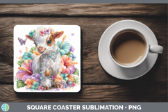 GorgeousBest Sellers 03 Rainbow Summer Square Coaster design.