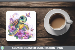 GorgeousBest Sellers 03 Rainbow Summer Square Coaster design.