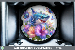 GorgeousBest Sellers 03 Rainbow Summer Car Coaster design.