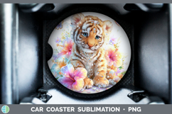 GorgeousBest Sellers 03 Rainbow Summer Car Coaster design.