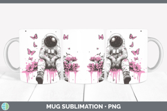 GorgeousBest Sellers 04 Pink Drips Mug Wrap design.