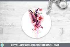 GorgeousBest Sellers 04 Pink Drips Keychain design.