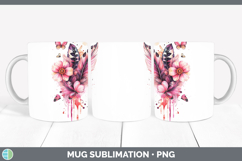 GorgeousBest Sellers 04 Pink Drips Mug Wrap design.