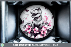 GorgeousBest Sellers 04 Pink Drips Car Coaster design.