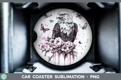 GorgeousBest Sellers 04 Pink Drips Car Coaster design.