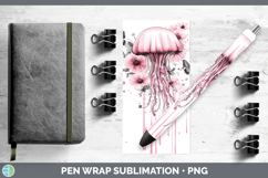 GorgeousBest Sellers 04 Pink Drips Pen Wrap design.