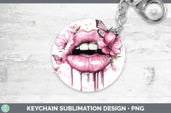 GorgeousBest Sellers 04 Pink Drips Keychain design.