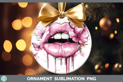 GorgeousBest Sellers 04 Pink Drips Ornament design.