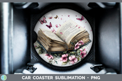 GorgeousBest Sellers 04 Pink Drips Car Coaster design.
