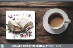 GorgeousBest Sellers 04 Pink Drips Square Coaster design.