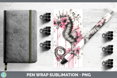 GorgeousBest Sellers 04 Pink Drips Pen Wrap design.