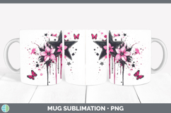 GorgeousBest Sellers 04 Pink Drips Mug Wrap design.