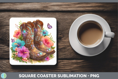 GorgeousBest Sellers 04 Rainbow Summer Square Coaster design.