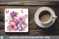 GorgeousBest Sellers 04 Rainbow Summer Square Coaster design.