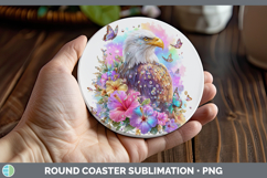 GorgeousBest Sellers 04 Rainbow Summer Round Coaster design.