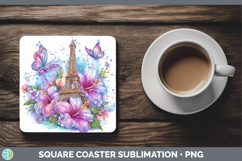 GorgeousBest Sellers 04 Rainbow Summer Square Coaster design.