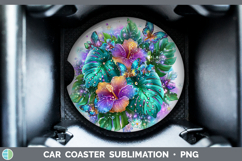GorgeousBest Sellers 04 Rainbow Summer Car Coaster design.