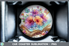 GorgeousBest Sellers 04 Rainbow Summer Car Coaster design.