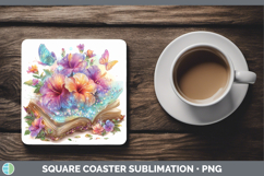 GorgeousBest Sellers 04 Rainbow Summer Square Coaster design.