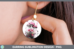GorgeousBest Sellers 05 Pink Drips Round Earrings design.