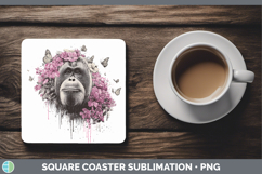 GorgeousBest Sellers 05 Pink Drips Square Coaster design.