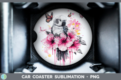 GorgeousBest Sellers 05 Pink Drips Car Coaster design.