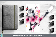 GorgeousBest Sellers 05 Pink Drips Pen Wrap design.