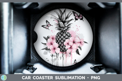 GorgeousBest Sellers 05 Pink Drips Car Coaster design.