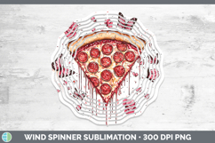 GorgeousBest Sellers 05 Pink Drips Wind Spinner design.