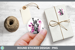 GorgeousBest Sellers 05 Pink Drips Stickers design.