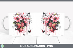 GorgeousBest Sellers 05 Pink Drips Mug Wrap design.