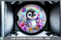 GorgeousBest Sellers 05 Rainbow Summer Car Coaster design.