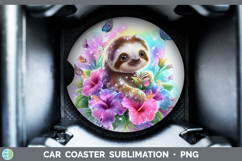 GorgeousBest Sellers 05 Rainbow Summer Car Coaster design.