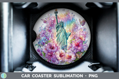 GorgeousBest Sellers 05 Rainbow Summer Car Coaster design.