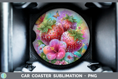 GorgeousBest Sellers 05 Rainbow Summer Car Coaster design.