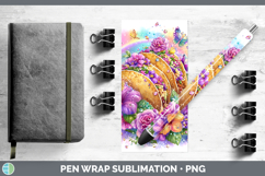GorgeousBest Sellers 05 Rainbow Summer Pen Wrap design.
