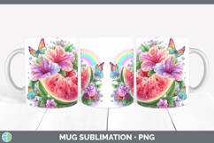 GorgeousBest Sellers 05 Rainbow Summer Mug Wrap design.